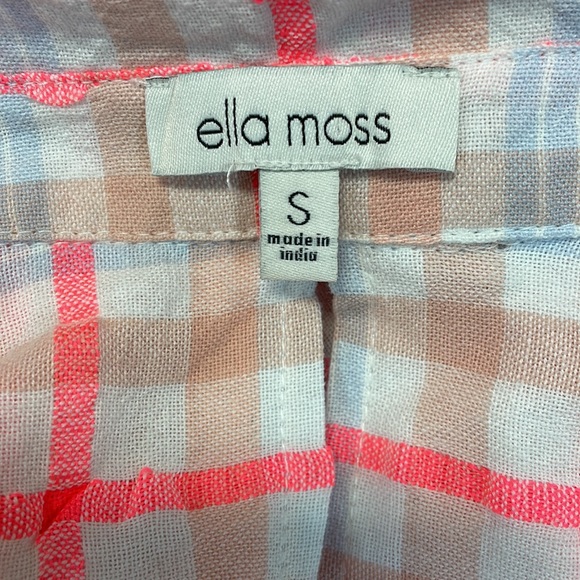 Ella Moss Spring/Summer Sleeveless Collared Shirt Dress Size Small - Picture 5 of 7